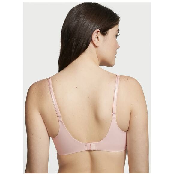 Victoria's Secret Love Cloud Push Up Plunge Bra Purest pink 34 C - Picture 3 of 3